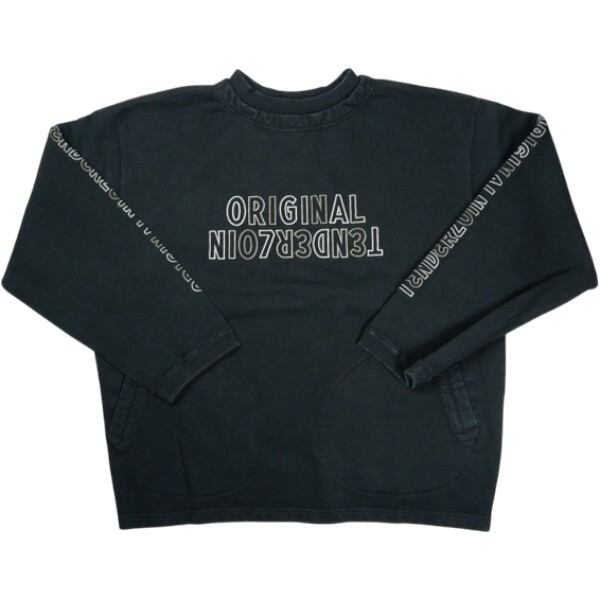 Size【L】 TENDERLOIN テンダーロイン CREW NECK SWEAT BLACK