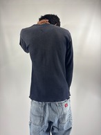 1980s Hanes Distressed Thermal Long Sleeve