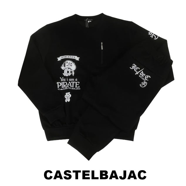 カステルバジャック CASTELBAJAC ハーフジップトレーナー 7234470119-1