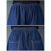 サイドポケット ワイドデニムパンツ 00168