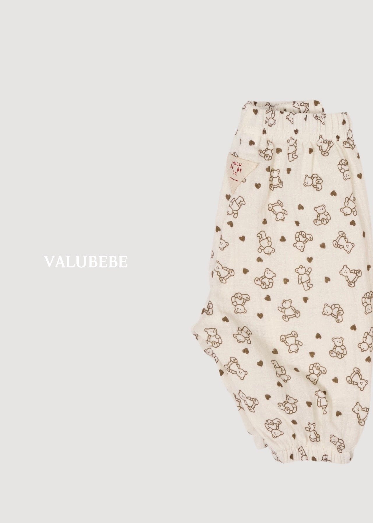 送料無料【予約】/ autumnエンボパンツ（柄） /valubebe