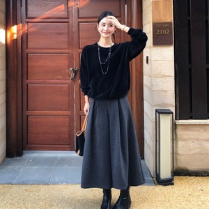 High Waist Pleated Design Wide Pants【H00475】