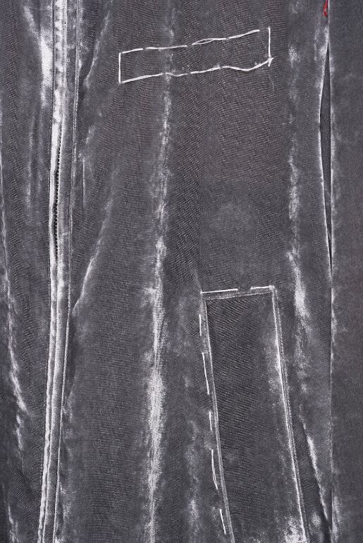 26SS】 MASU UNEVEN VELVET JACKET (CHARCOAL) M26U6BL004 | IAAAM