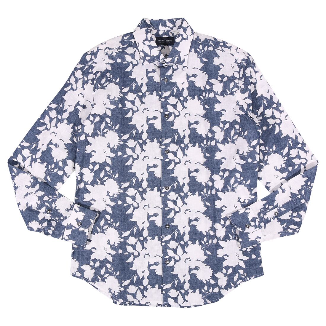 長袖レギュラーカラーシャツ「手鞠兎」 衣櫻 SA-1594 和柄 和風 日本製