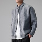 Button Front Hip-Length Knit Cardigan ◇H0967