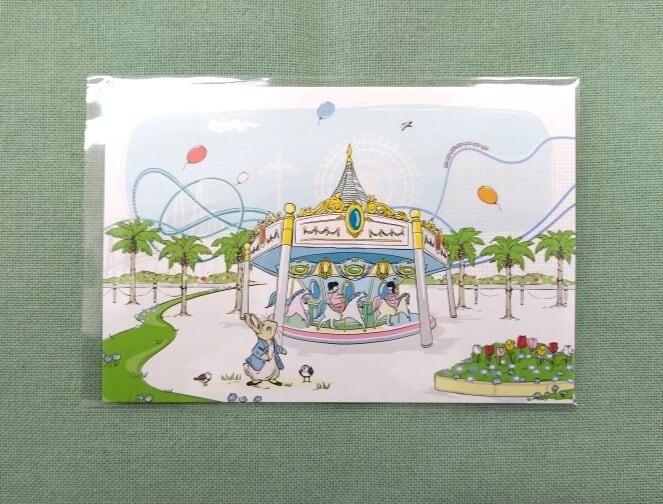 ピーターラビット ポストカード（ナガシマスパーランド・花水木・湯