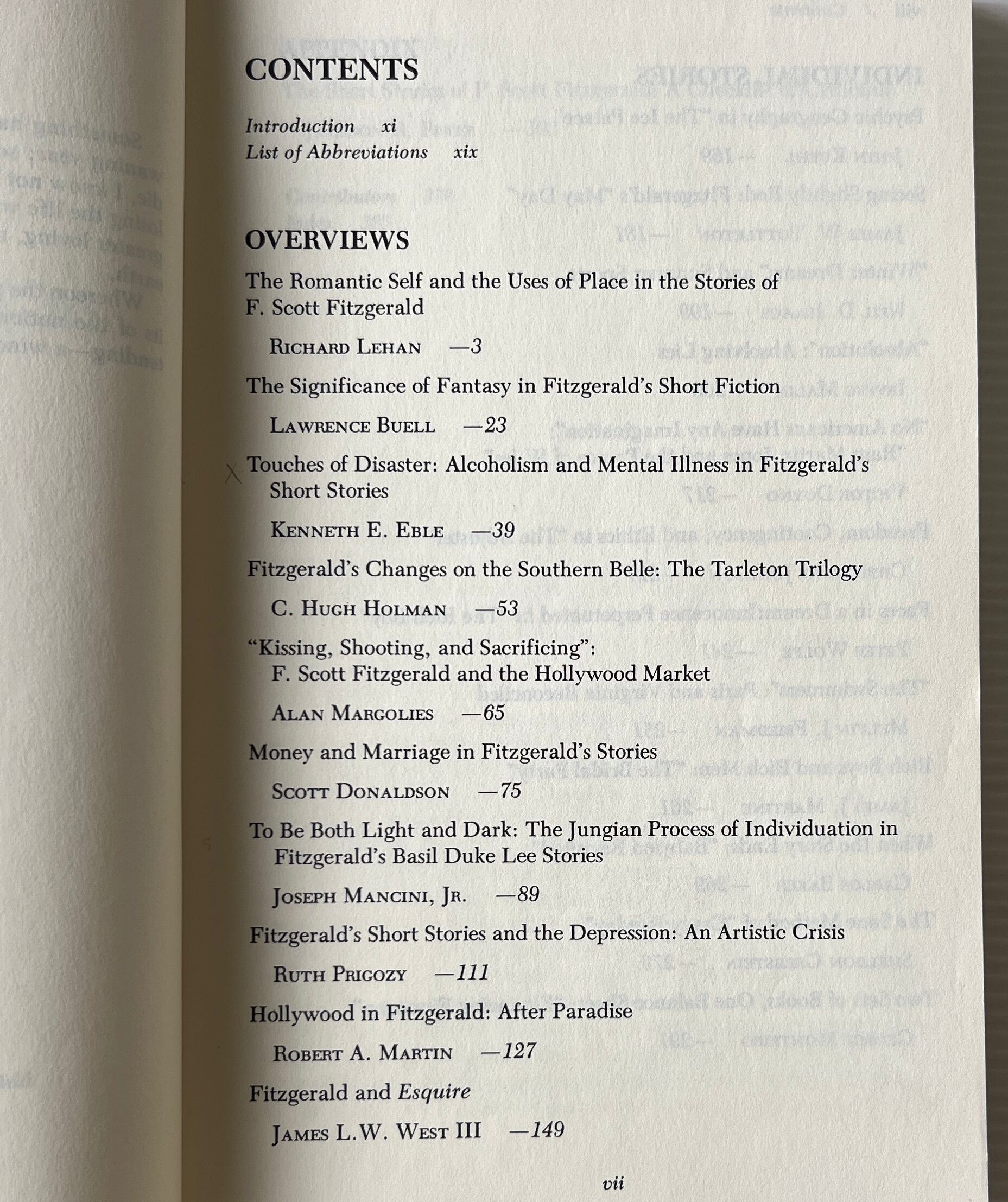 The Short Stories of F. Scott Fitzgerald: New Approaches in Criticism / Jackson R. Bryer / The University of Wisconsin Press