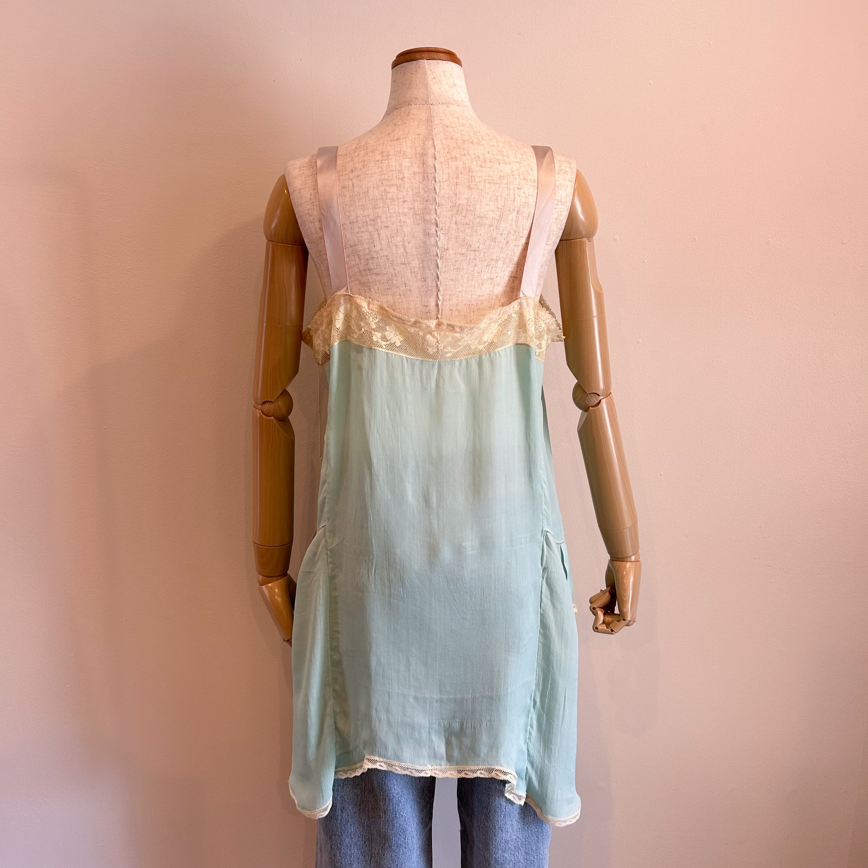 20's ヴィンテージ シルク レース キャミソール | Monique