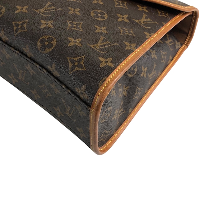 LOUIS VUITTON ルイヴィトン モノグラム ショルダーバッグ ブラウン バックル PVC レザー ビバリー 2way vintage ヴィンテージ オールド cmkh5s