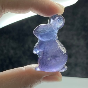 23.フローライトうさぎ・インテリア