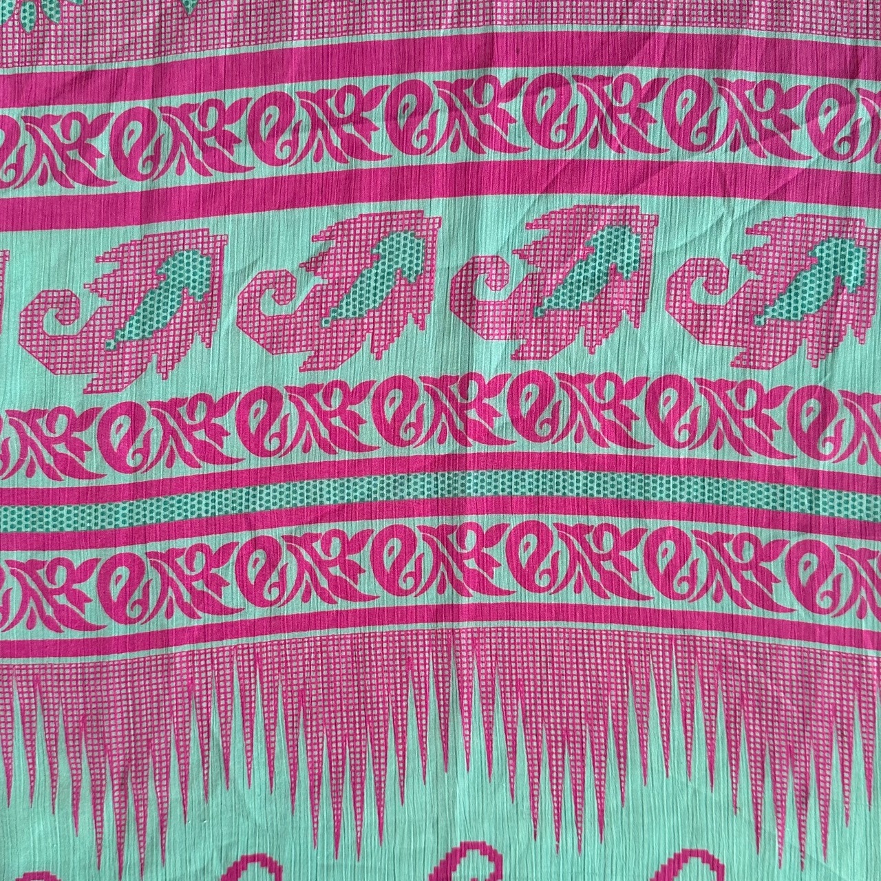 No.011| リサイクルサリースカーフ Sサイズ