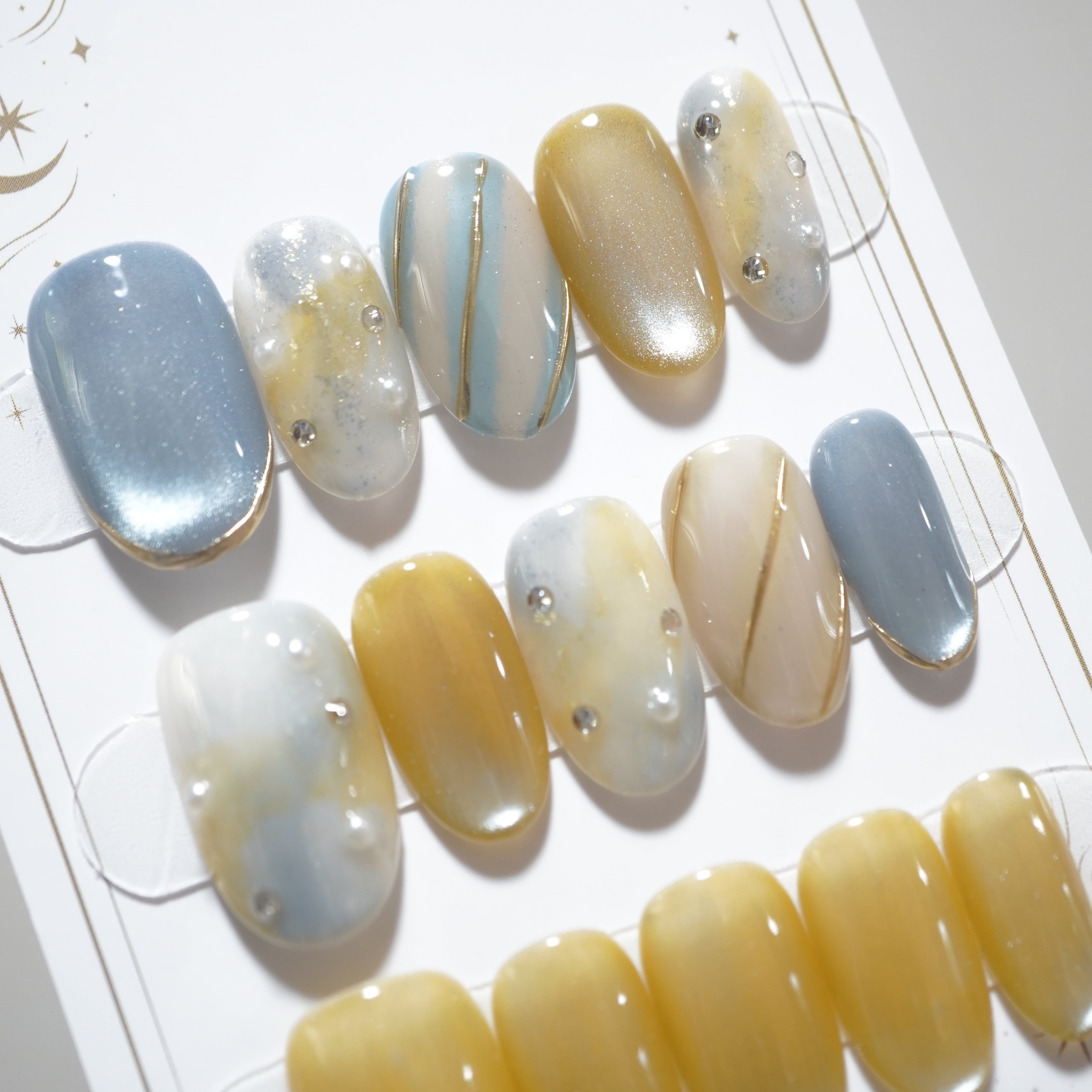 #644 【新作】/ XY204繰り返し使えるネイルチップ