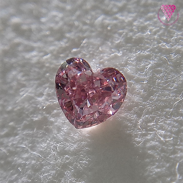 0.072 ct Fancy Intense Pink SI1 CGL 天然 ピンク ダイヤモンド 天然 ピンク ダイヤモンド  ルース ハート / HEART
