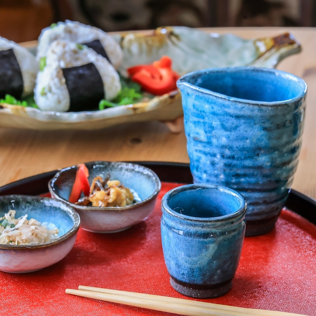 冷酒器「トルコブルー」