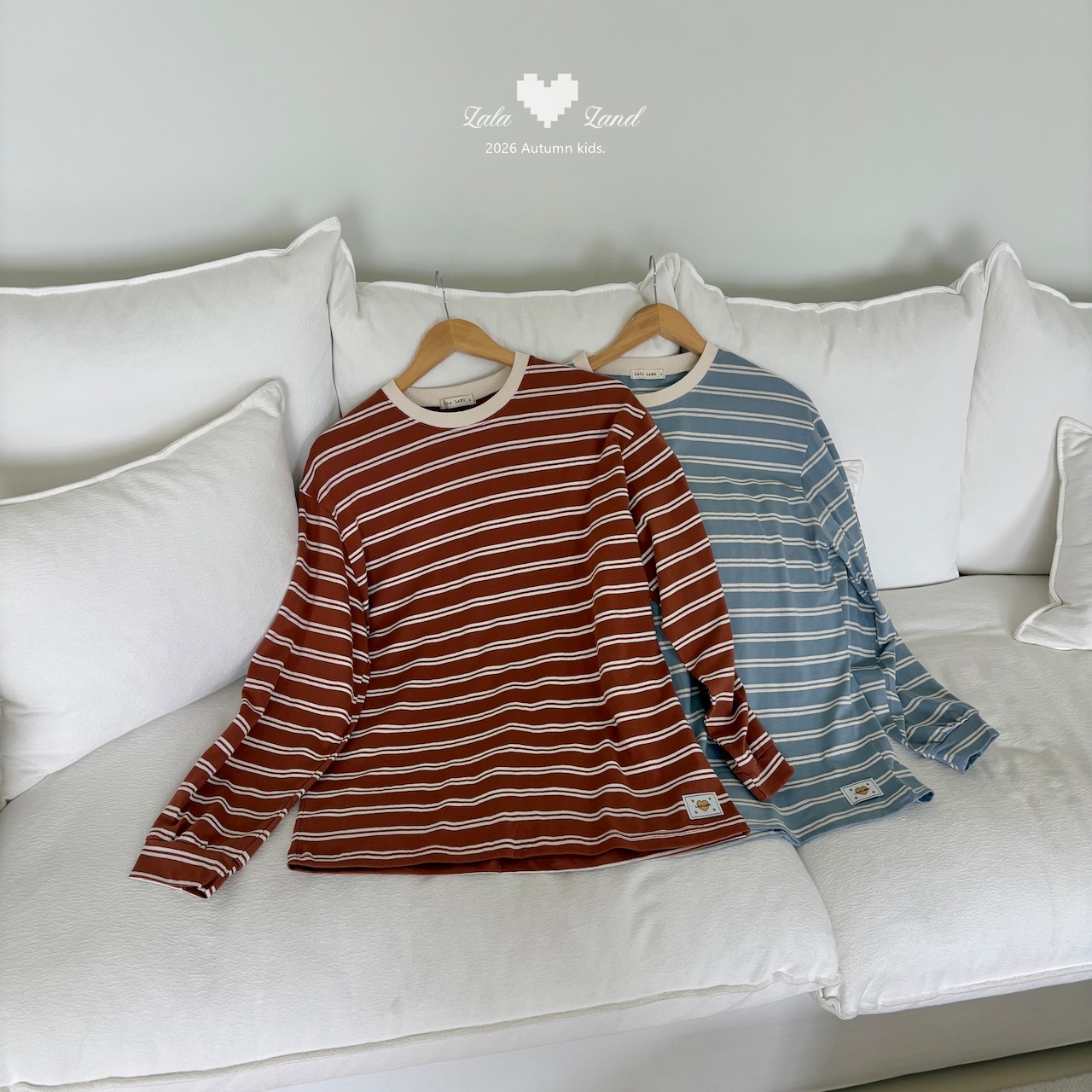 韓国子供服 / LALALAND / 26Autumn / セイントTシャツ / 秋服 / mom *free*