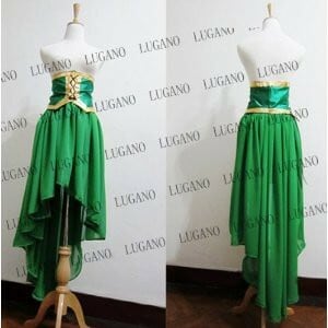 2200] コスプレ衣装 魔法騎士レイアース 鳳凰寺風 ドレス 魔法騎士