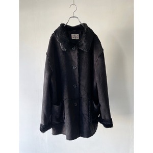 -VILLA BLEUE- Fake mouton design jacket
