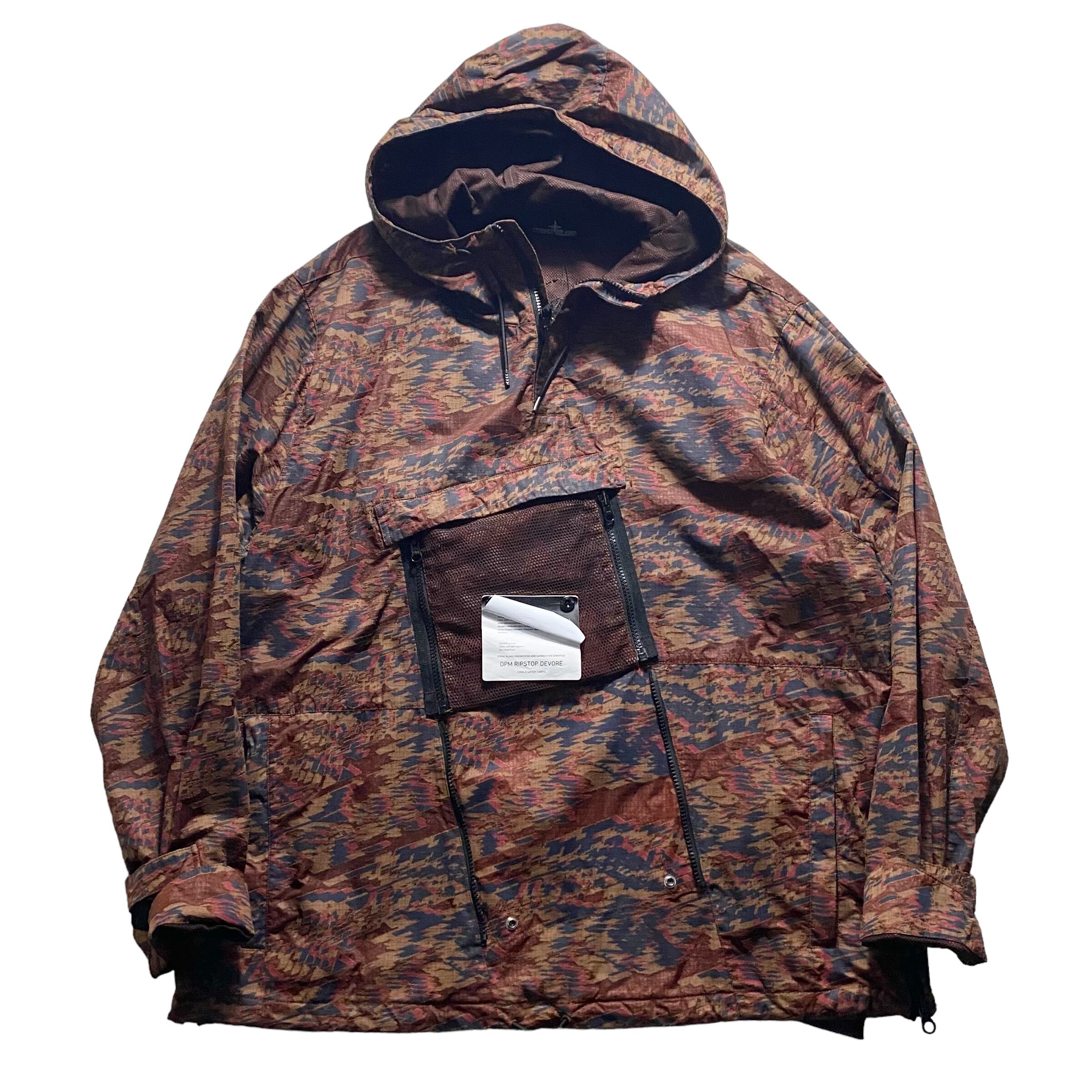 stone  アノラック Stone Island ガーメントダイアノラックプルオーバー