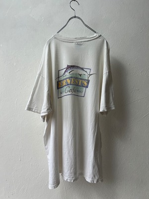 【unisex】Vintage 90's USA fish Art T-shirt