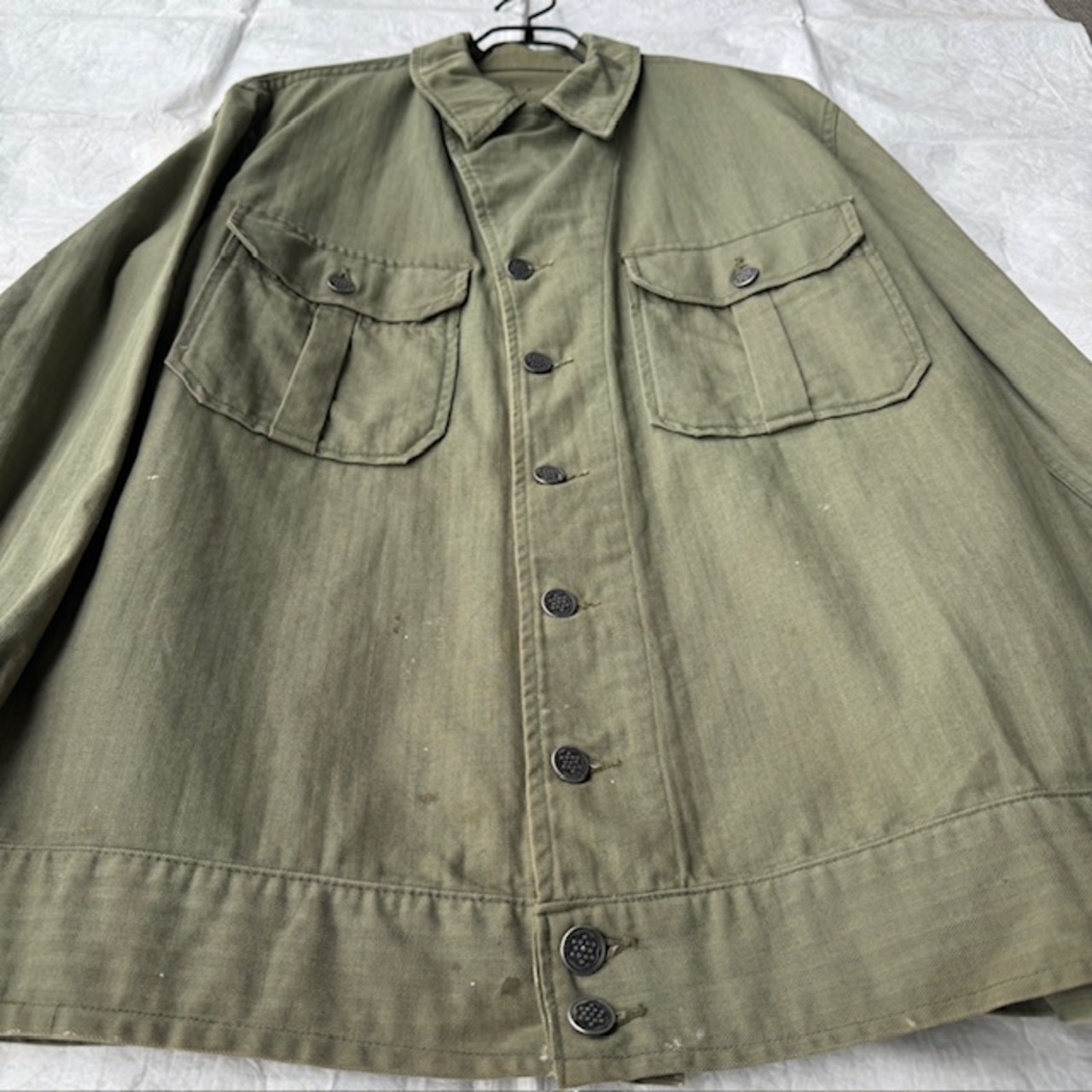 US Army M-41 HBT シャツジャケット 40s 画像3
