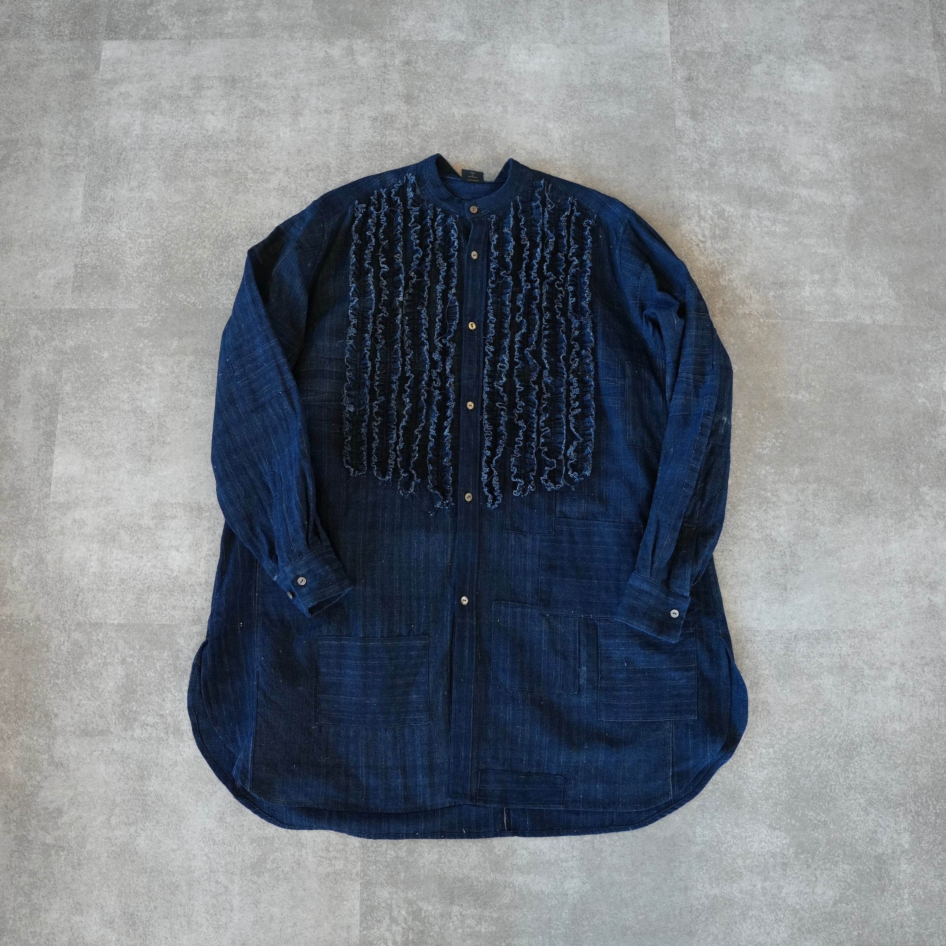 Hmong vintage ai frill long shirts