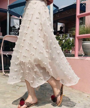 送料無料 未使用 発表会 舞台衣装 パーティ フレア－ スカ－ト フリー F [SKN9515]