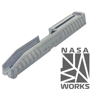【NASA WORKS】ALIEN GLOCK  樹脂スライド(成形色グレー版)