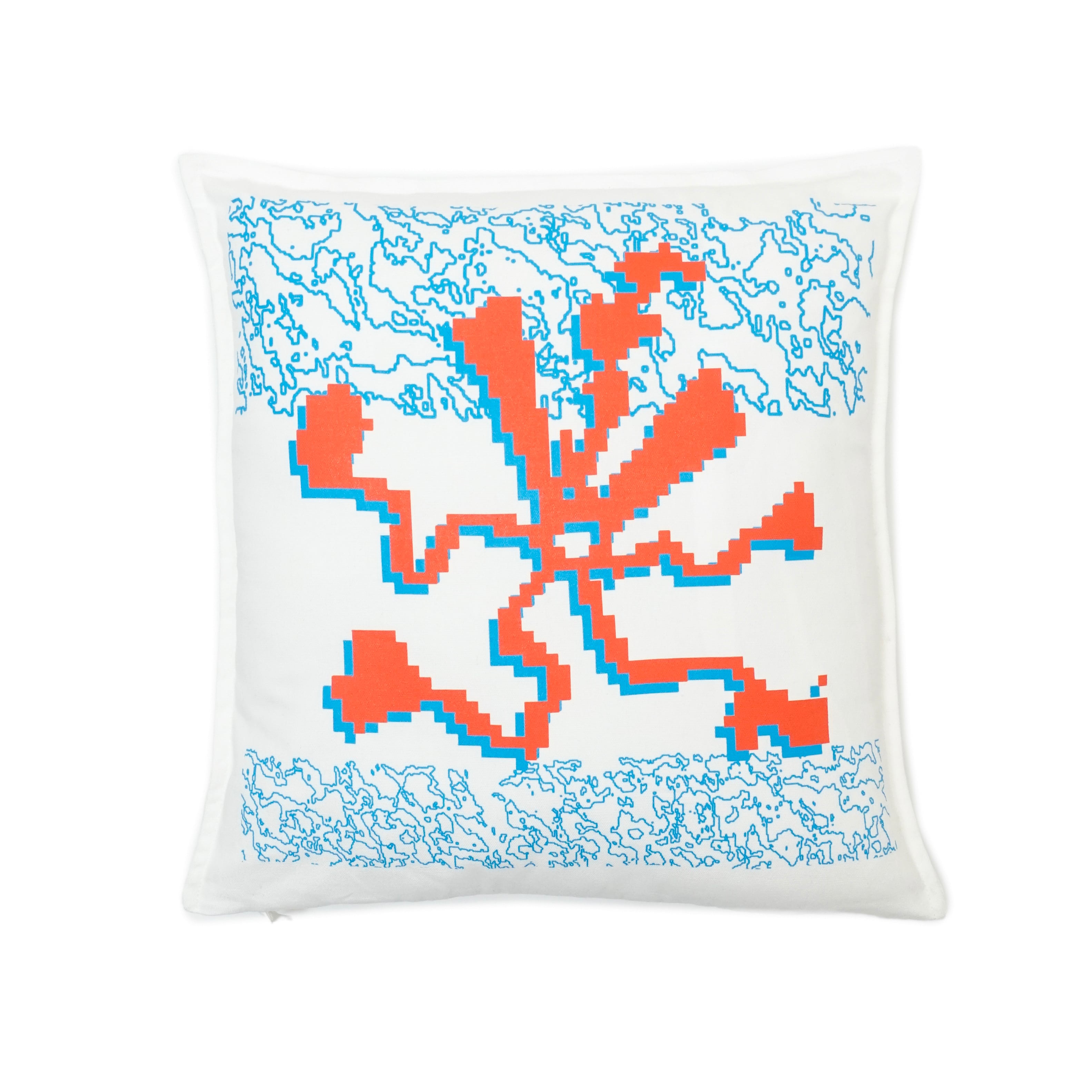 i9 for SO Pixel 0031 Cushion (ORANGE) | SO SHOP & HOSTEL NAKAMEGURO
