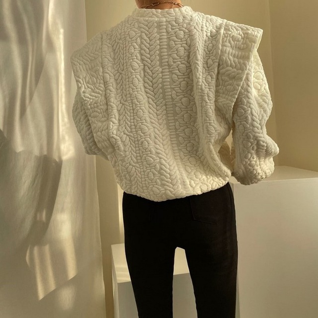 puffy pullover　10097
