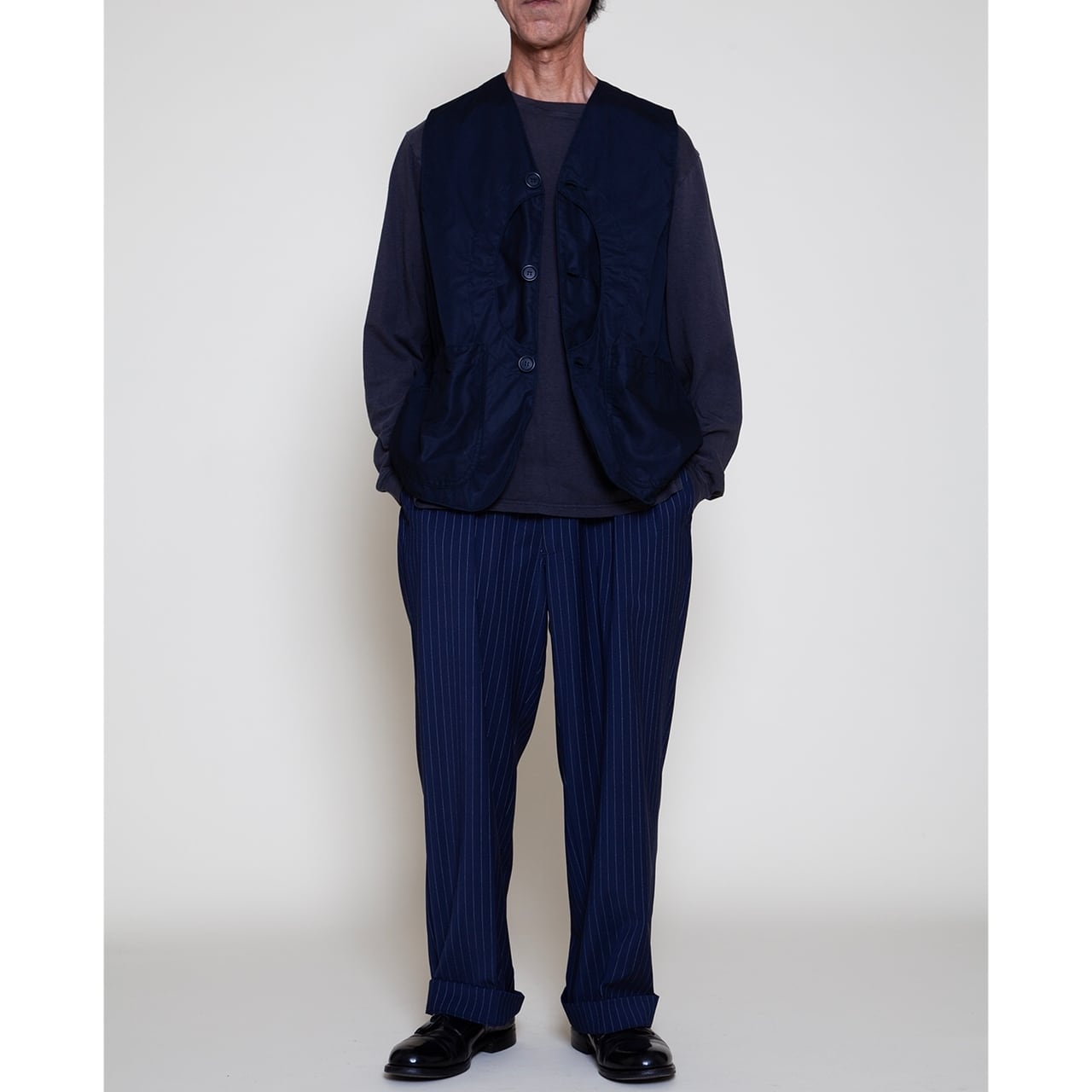 THE CORONA UTILITY / GAME VEST High Density Chambray Gabardine