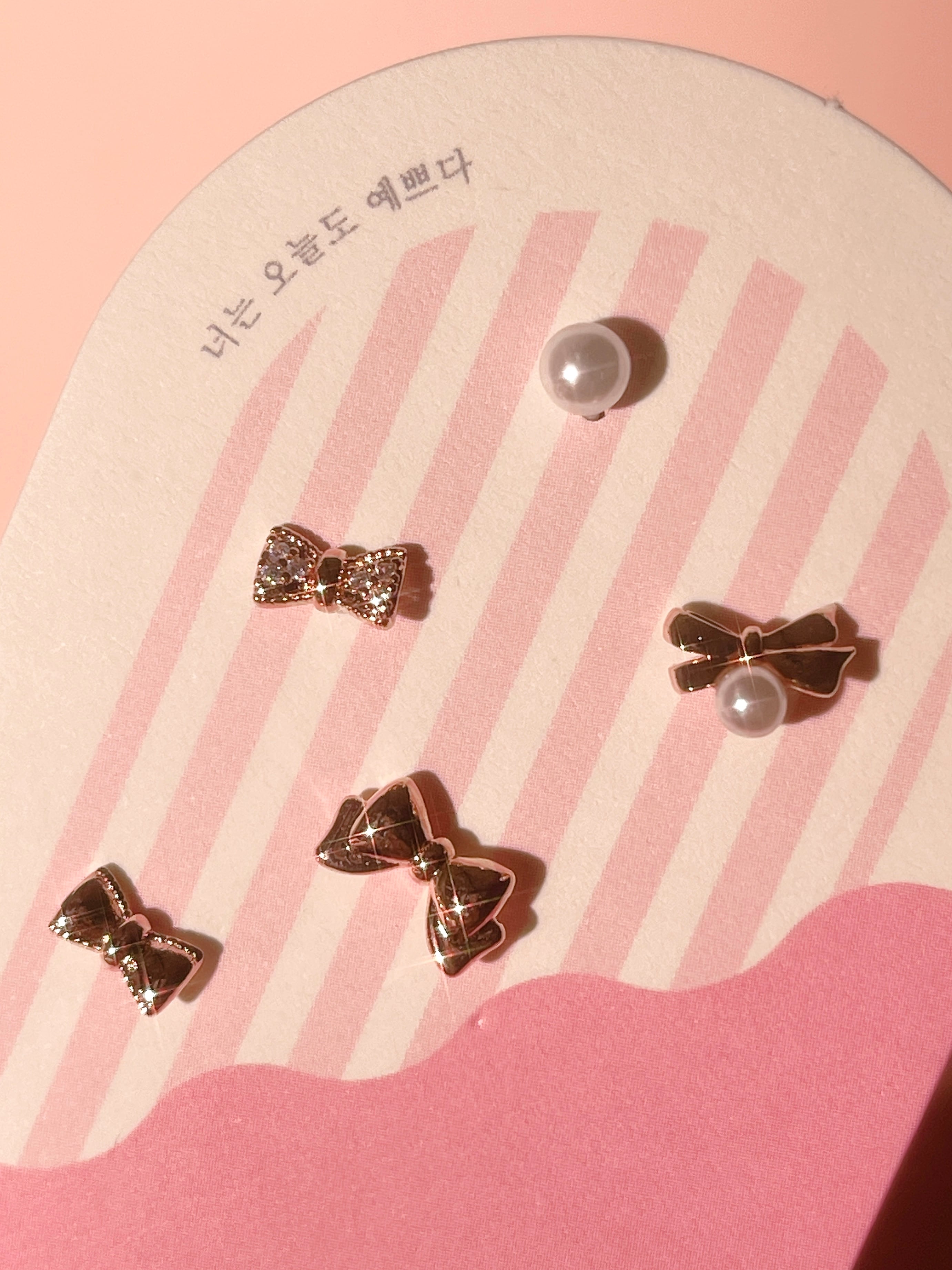 【お得セット】D. Ribbon 5 set (金属アレルギー対応)