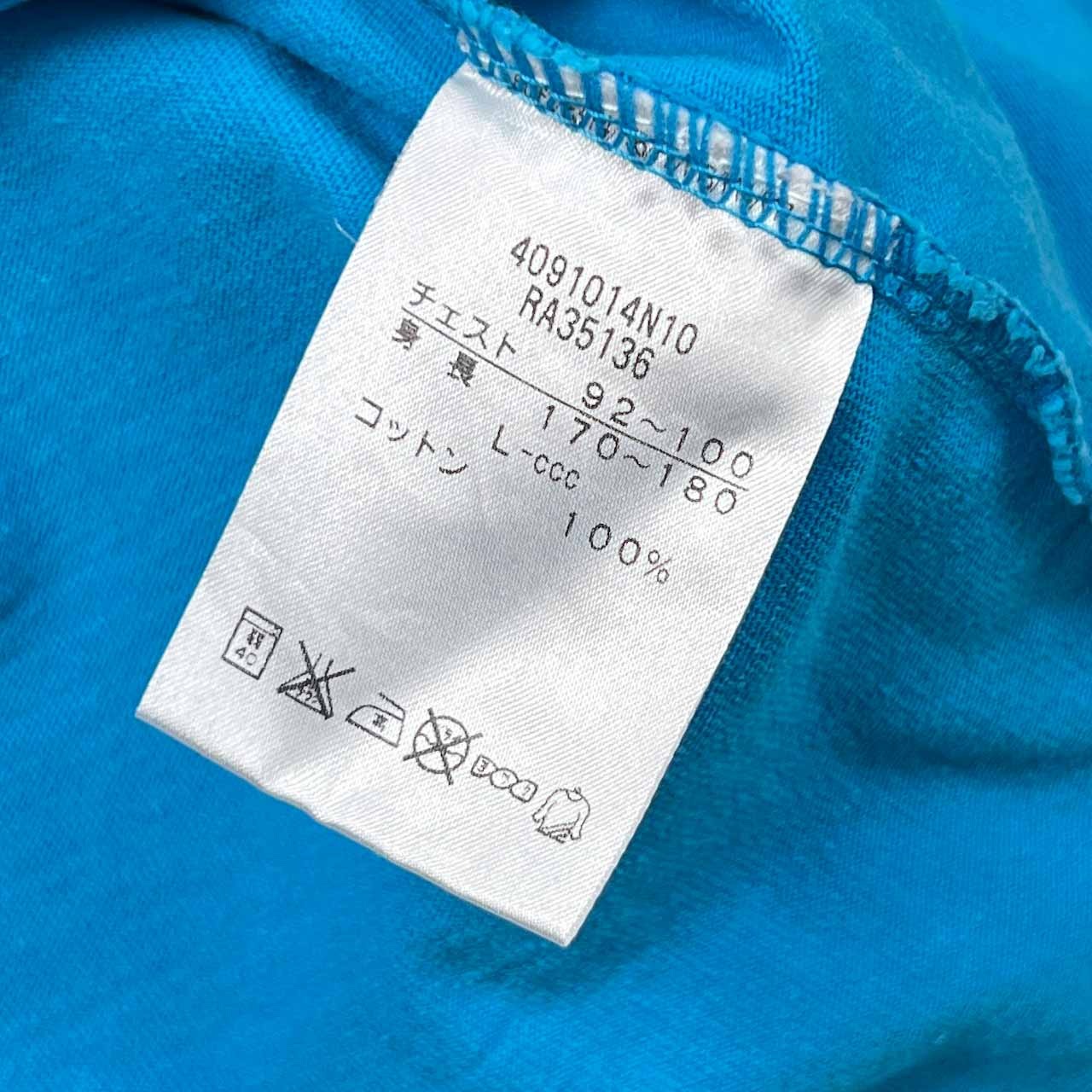 CANTERBURY OF NEW ZEALAND カンタベリー 半袖 ラガーシャツ ポロシャツ L/ブルー メンズ