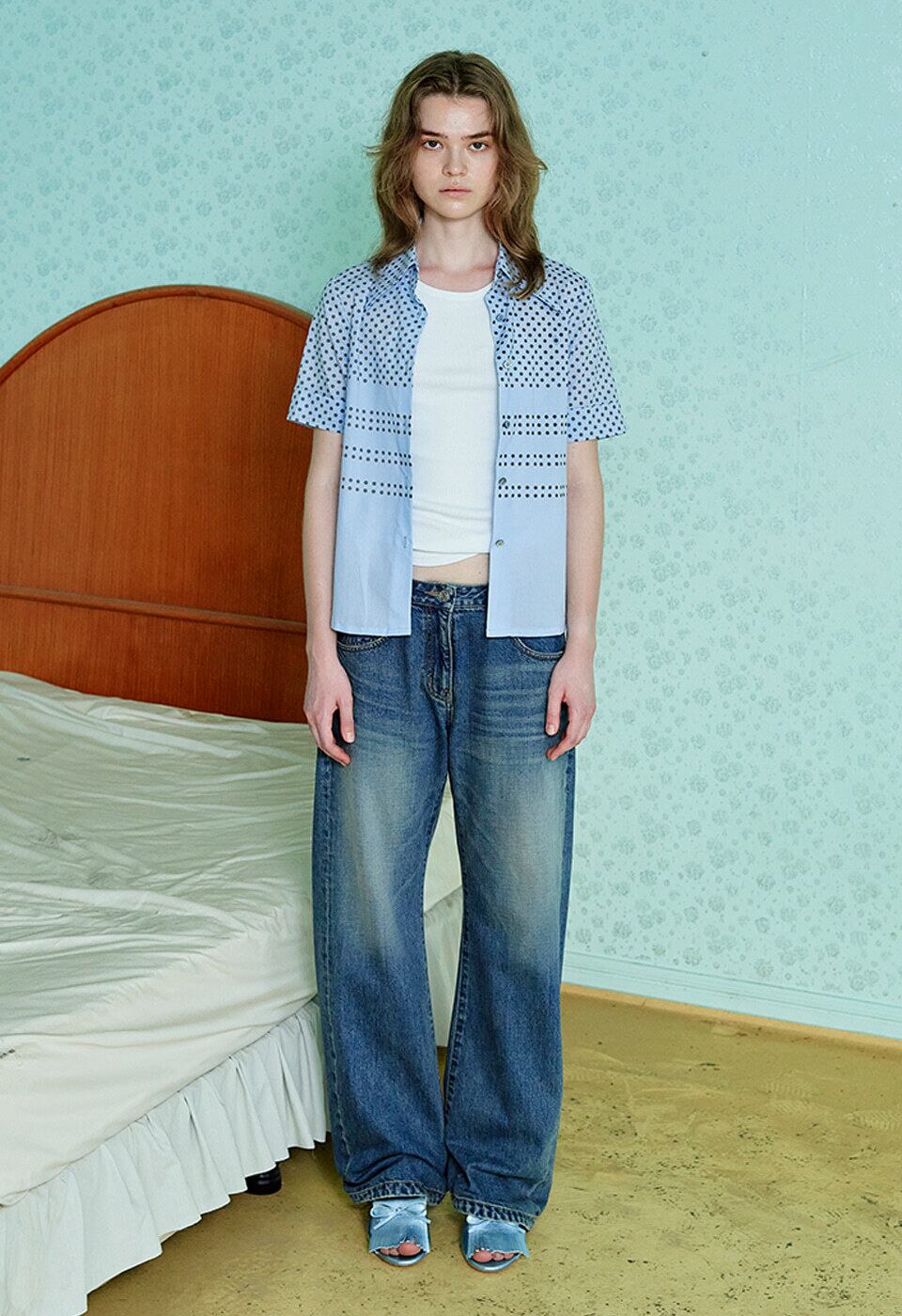 完売品 yilon FRENCH DOT OP White 完売品 yilon FRENCH DOT OP White