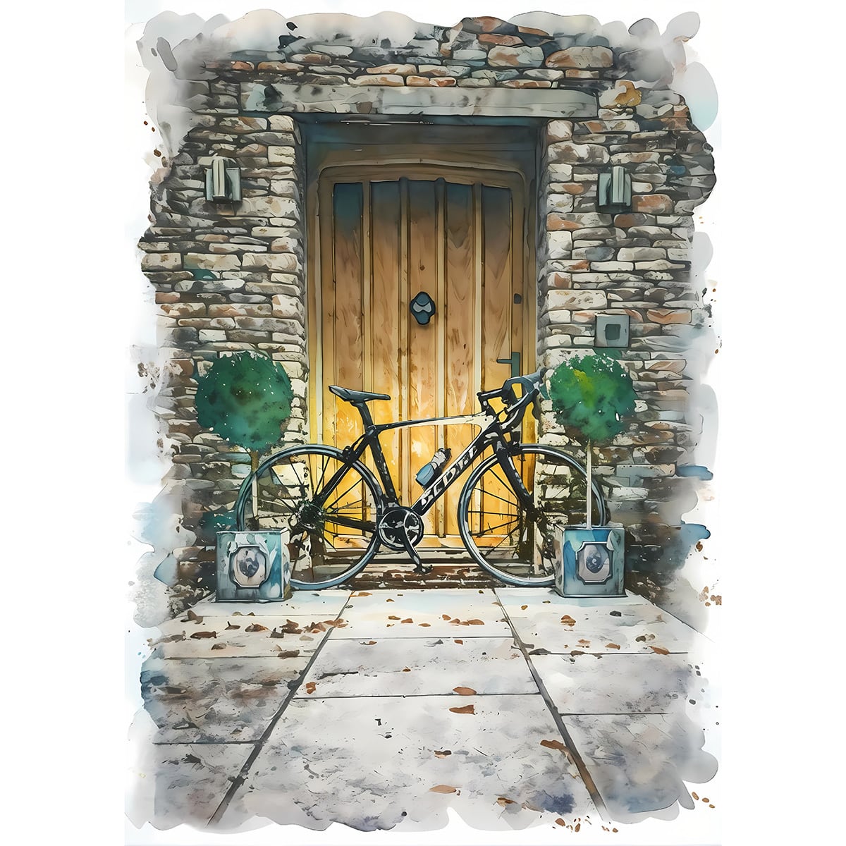 風景画/ヨーロッパの街「イングランド・ヨーク旧市街」油絵SM 木製フレーム付き 楽天市場】「パリの街角」海外作家 F6サイズ油彩画（油絵）外国