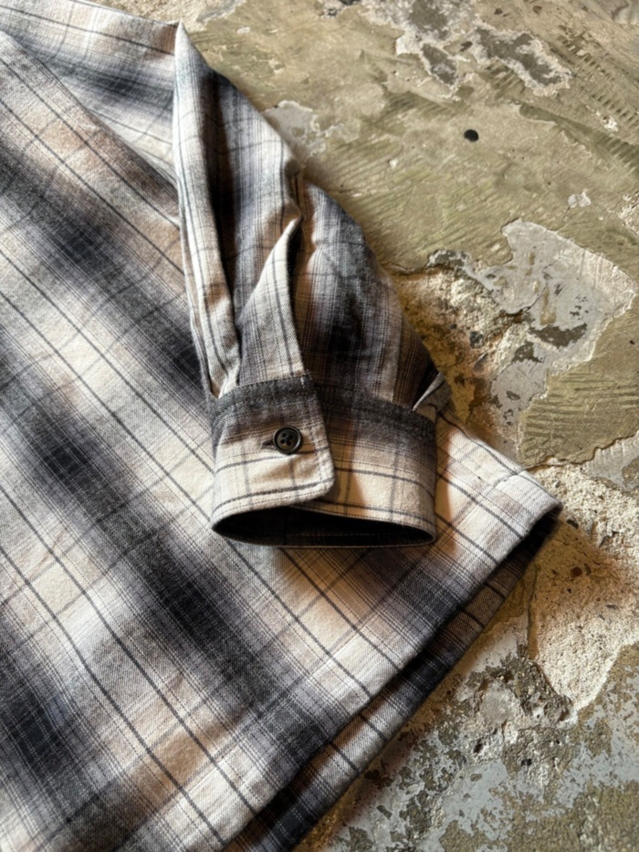 GENIUS CRAft / OMBRE CHECK SHIRT L/S / オンブレーチェックシャツ / ワイドシルェット / ボックスシルエット - 3