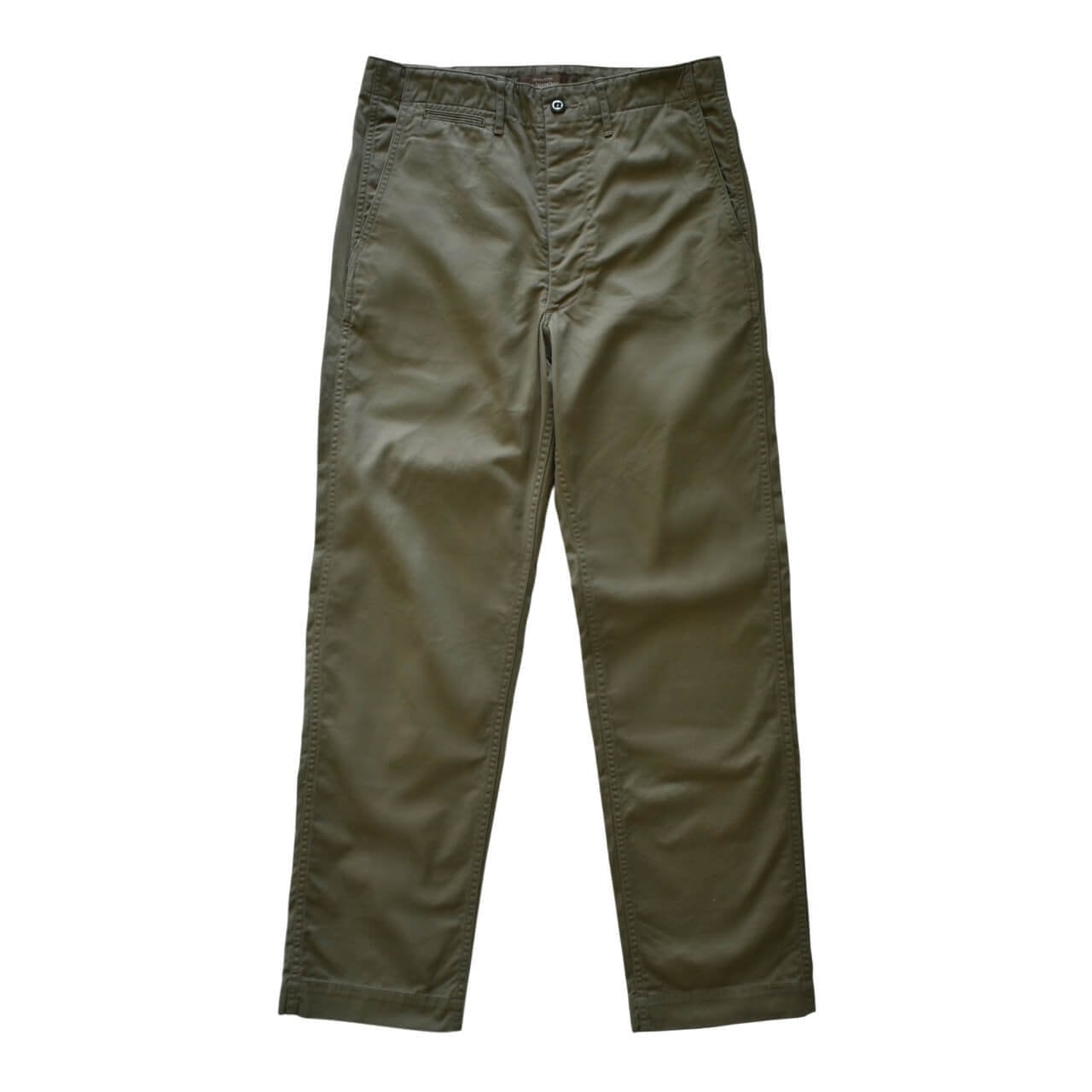 WORKERS / Officer Trousers Regular Fit 8oz Hunter Green Chino