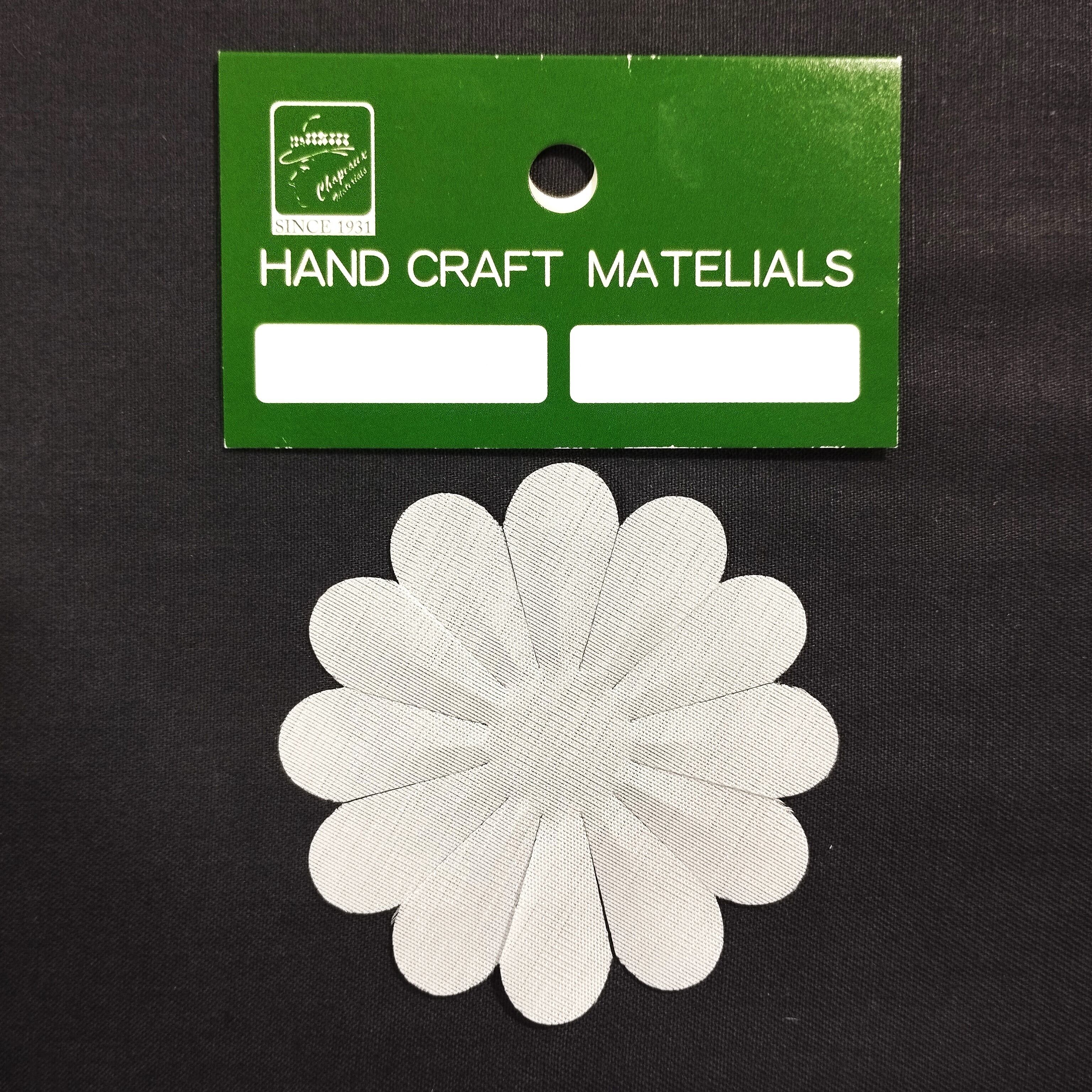 アートフラワー材料 抜弁 キク サテン M（中） 100枚入 抜き弁