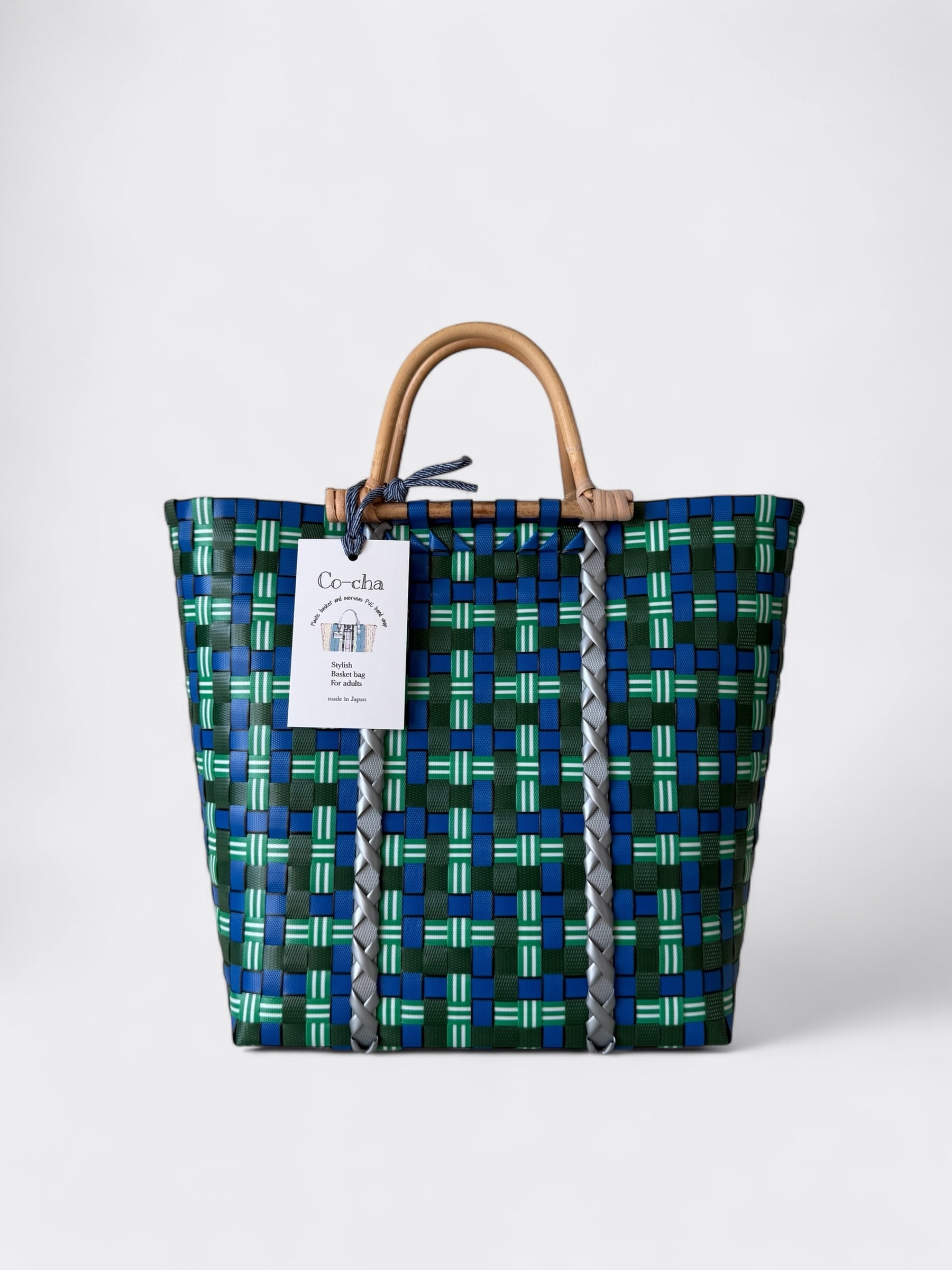 ppバンドのカゴ　むっちゃ Co-cha｜お洒落なプラカゴを上質なPPバンドで