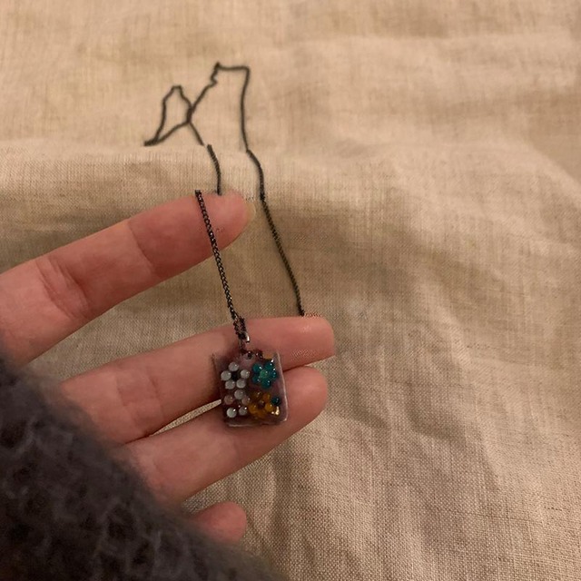 Somedayifヴィンテージ中古の小花ネックレス