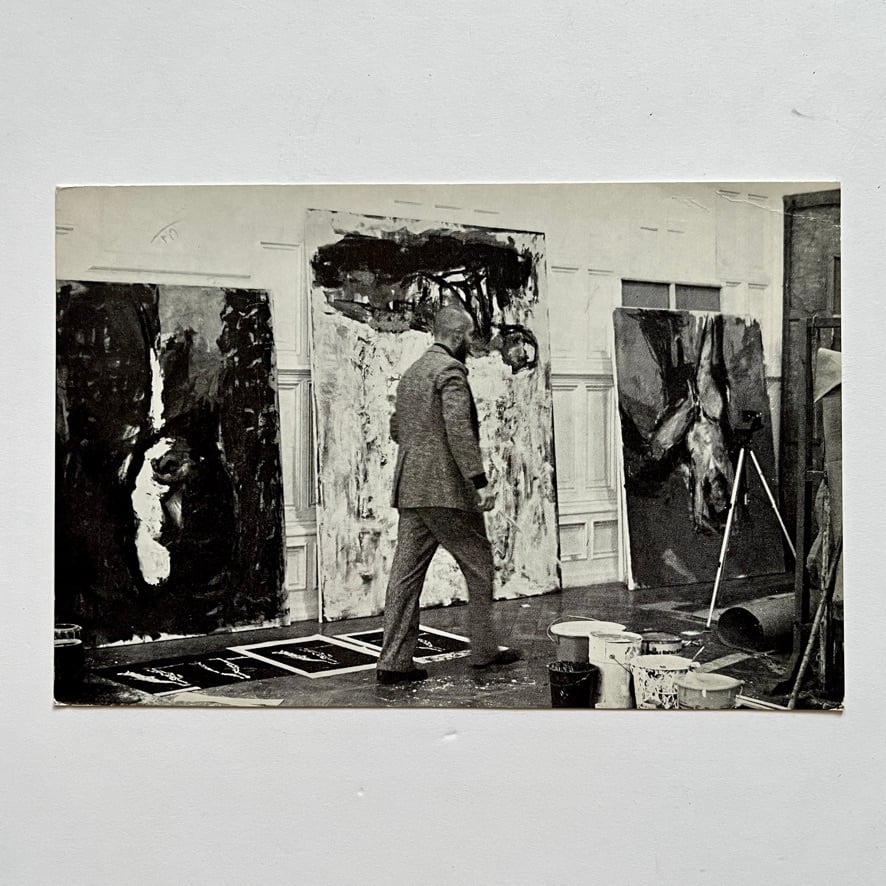 【 インヴィテーションカード・エフェメラ】バゼリッツ　Georg Baselitz 　Gillespie Laage Salomon　1980  [3100266]