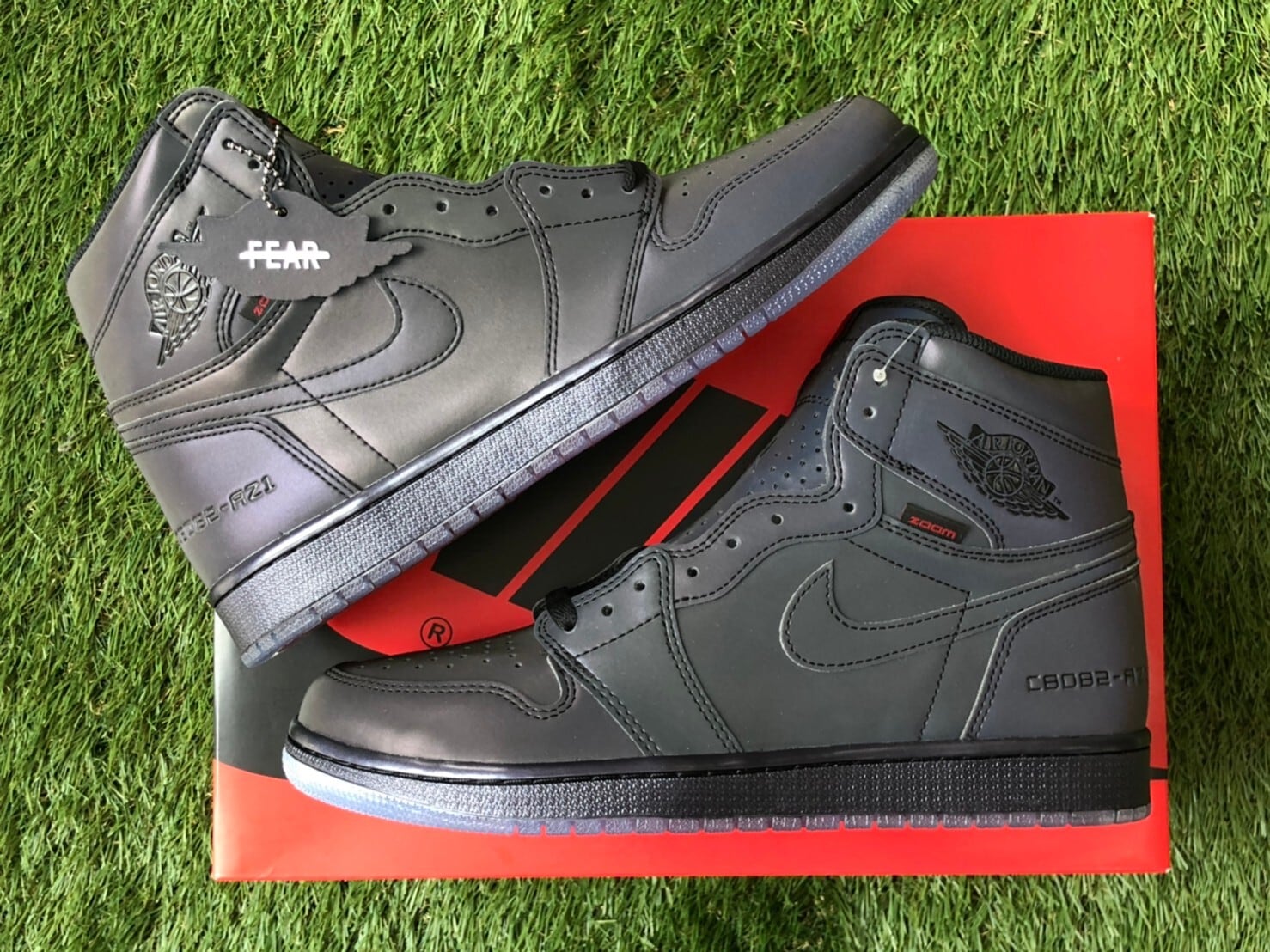 NIKE AIR JORDAN 1 HIGH ZOOM R2T FEARLESS BV0006-900 27.5cm 