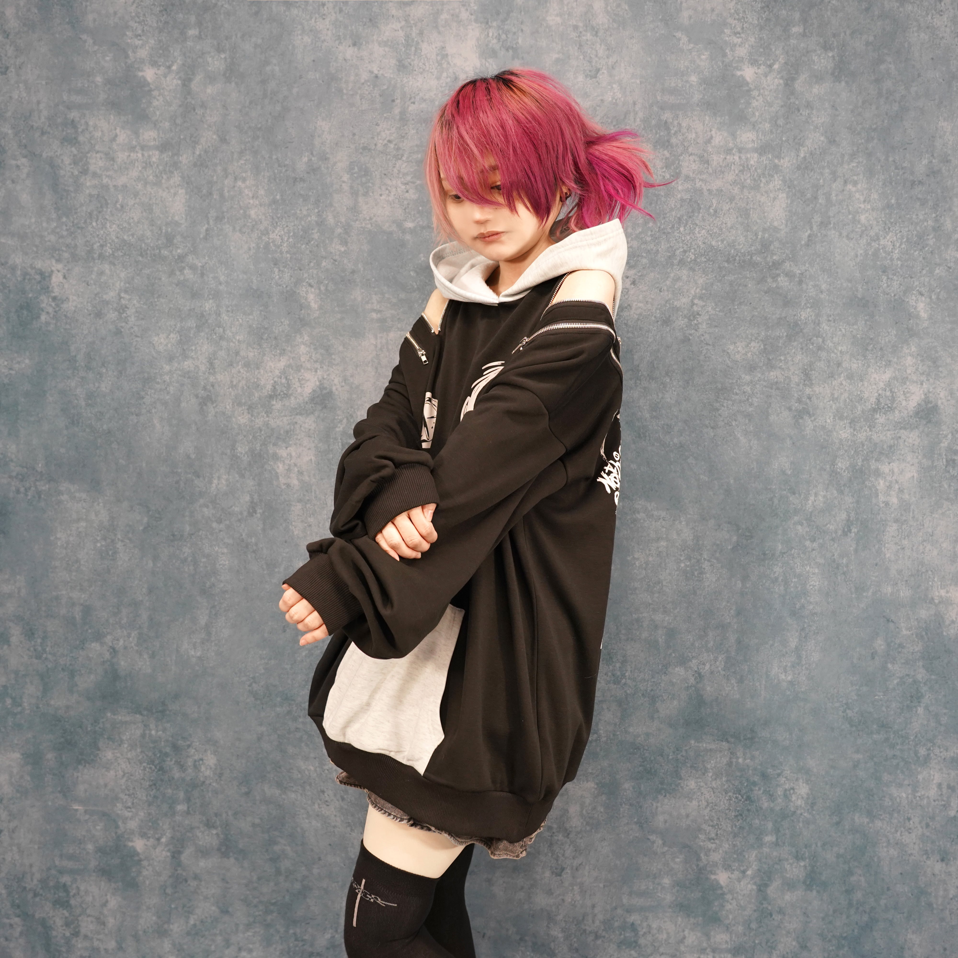 新年早い者勝ちサンキューセール》秋冬用防寒SHOULDER 4ZIP FLEECE