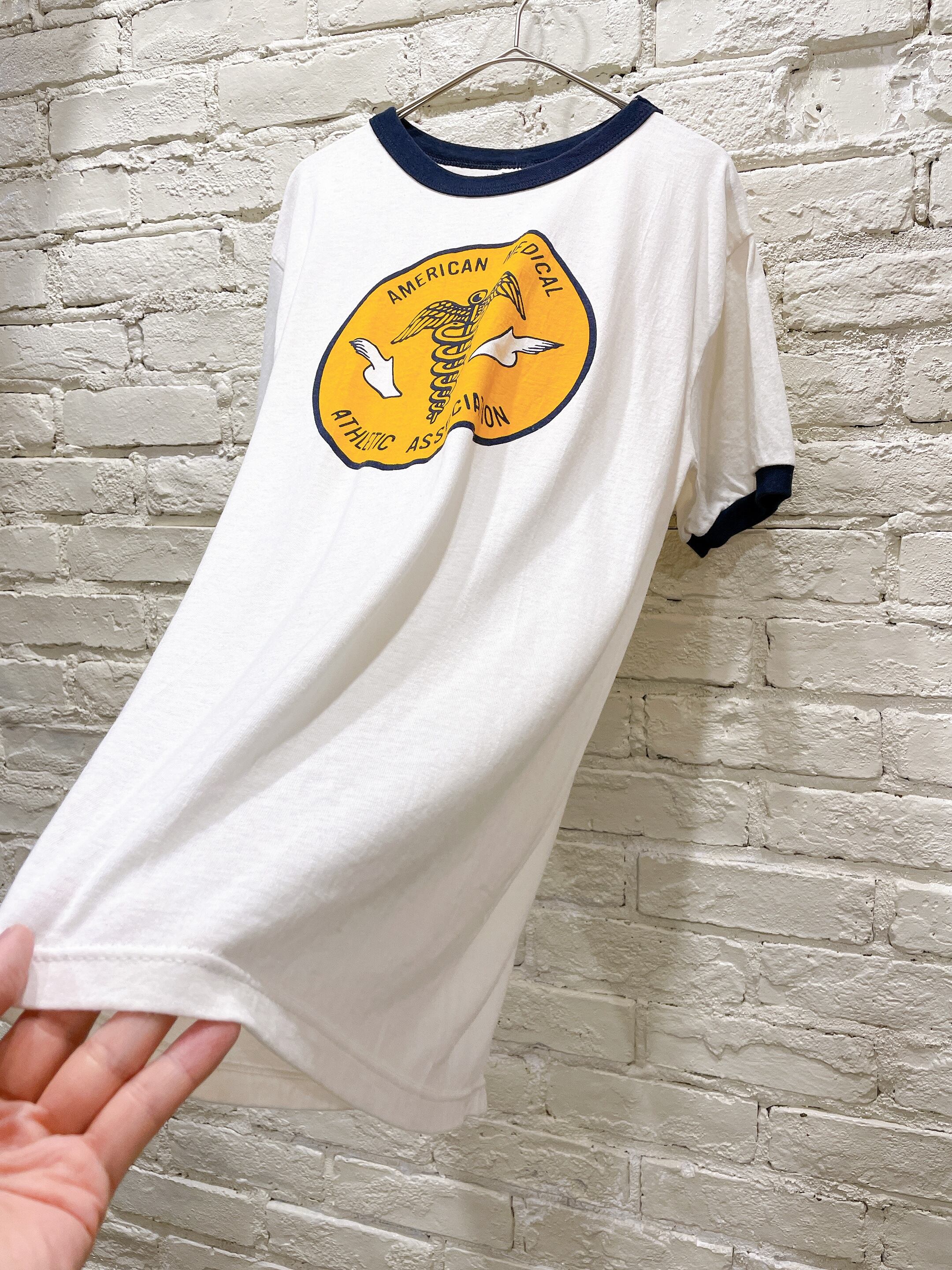 80年代 Champion AMAA ヴィンテージリンガーTシャツ USA製  