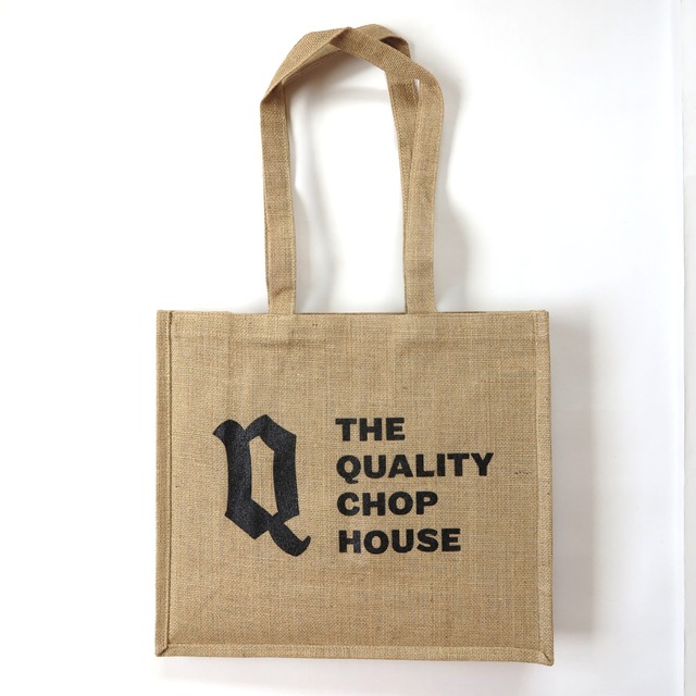 The Quality Chop House Shop Jute Bag／クオリティチョップハウスショップ（麻）／エコバッグ・トートバッグ