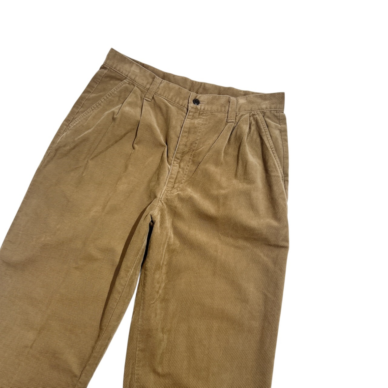 GOOSE & GANDER グース＆ガンダー ツータック コーデュロイ パンツ サイズ 50 /ベージュ系 メンズ