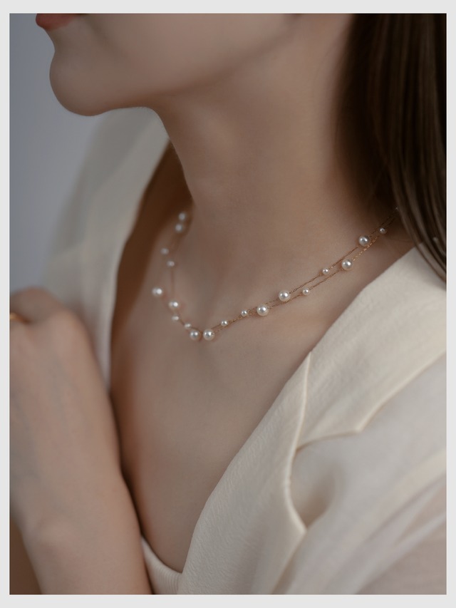 Necklace -Gold-