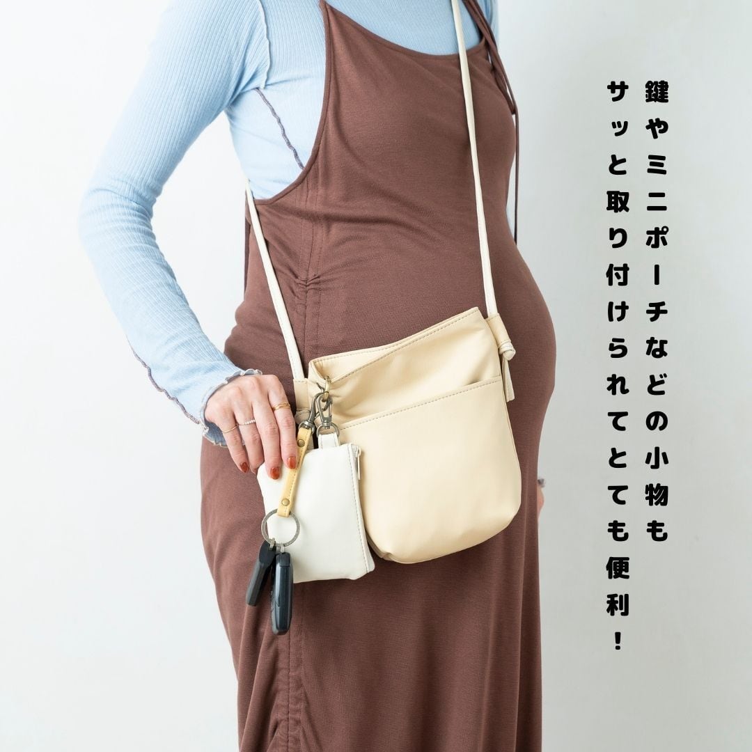 カラビナ付き・穴あけ・内側Dカン付き・ミミDカン付き】に変更の