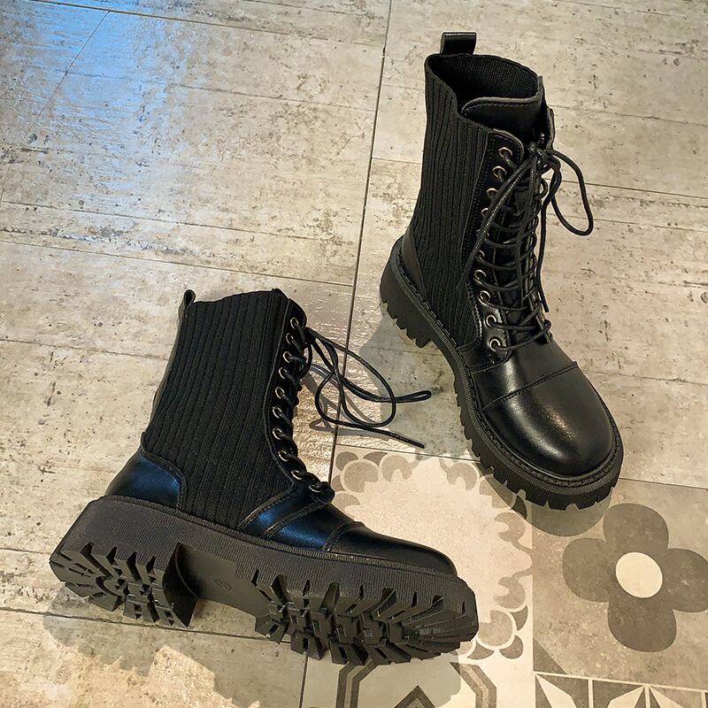 ブーツオータムカジュアル 靴 シューズ 秋物 部族の婦人靴13858572801