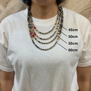 ブライト（Bright）ネックレス（Wave Hematite）オールターコイズ 55cm