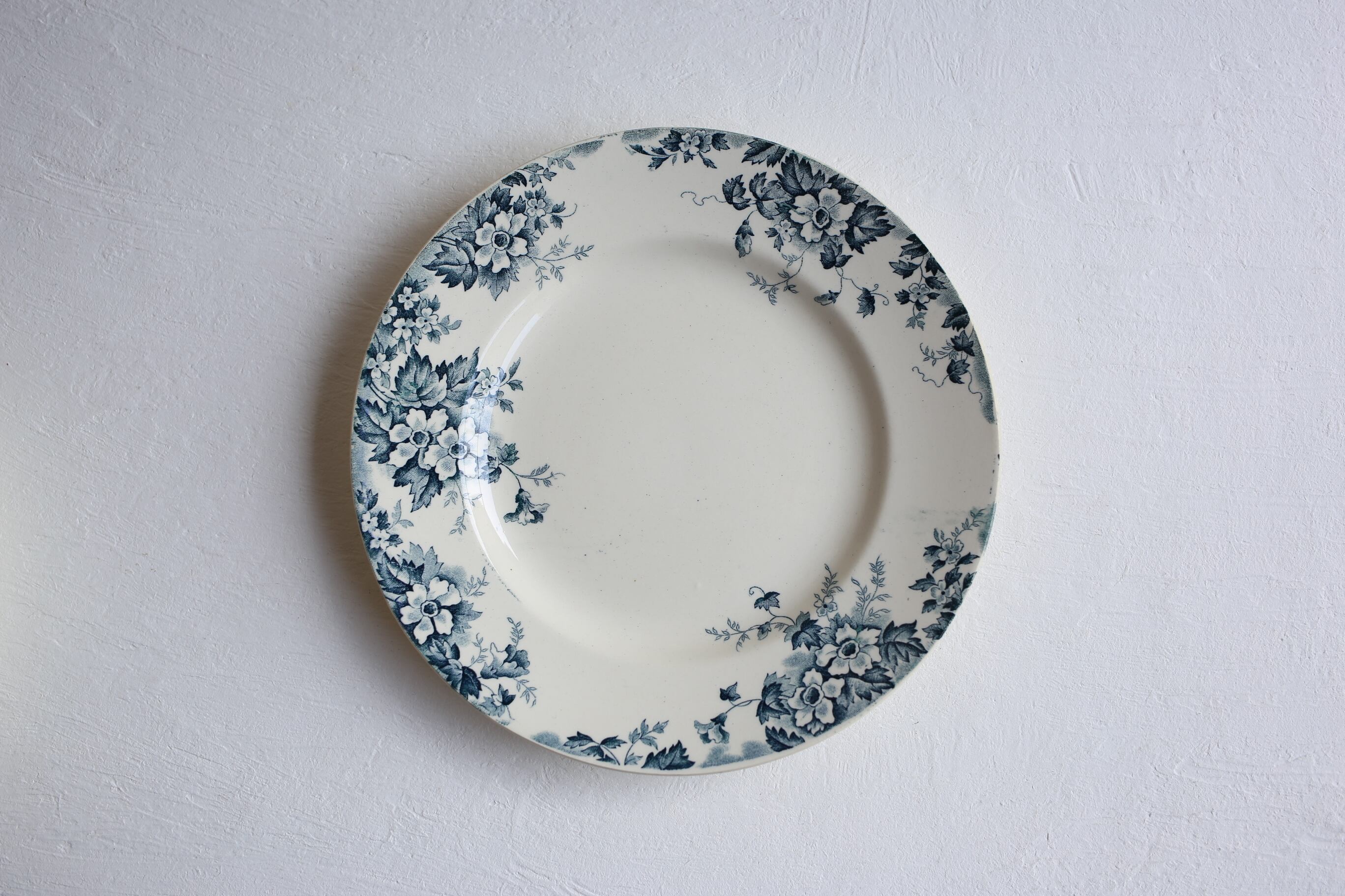 フランス アンティーク ヴィンテージ サンタマン 『MARIE-LOUISE』平皿 N-02918